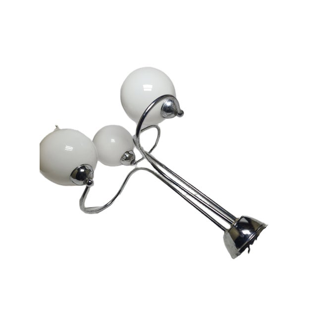 Art Deco Style Chandelier, Poland, 1970s For Sale - Image 9 of 11