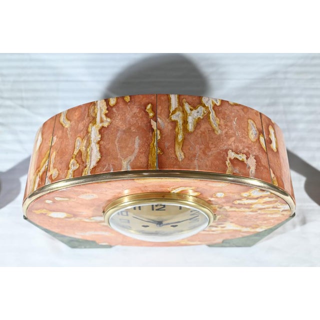 Art Deco Marble Fireplace Trim Set from Diedisheim, 1920s, Set of 3 For Sale - Image 4 of 18