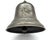 Antique Bronze Bell with Angel Relief For Sale - Image 3 of 12