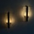 Large Brass and Pressed Glass Sconces by Jacques Adnet, France, 1960s, Set of 2 For Sale - Image 11 of 18