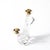 Mid-Century Amorphic Crystal & Brass Two Arm Candelabra Signed Schneider For Sale - Image 10 of 10