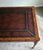 Late 20th Century Theodore Alexander “Man of Letters” Flame Mahogany Leather Partners Desk For Sale - Image 10 of 12