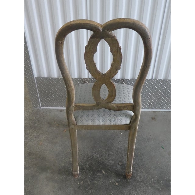 Late 18th Century 18th Century Painted Italian Side Chair For Sale - Image 5 of 8