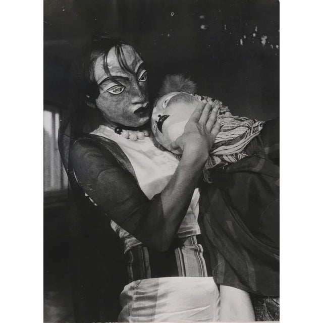 Bauhaus Gyula Pap, Mask Dance, 1933, Photographic Print For Sale - Image 3 of 3