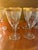 1920s Antique Cambridge Etch 701 - 7" Water Goblets - Etched W/Gold Bands - Set of 8 For Sale - Image 5 of 18