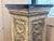 Late 20th Century Carved Decorative Pedestal Column With Stone Finish For Sale - Image 5 of 8