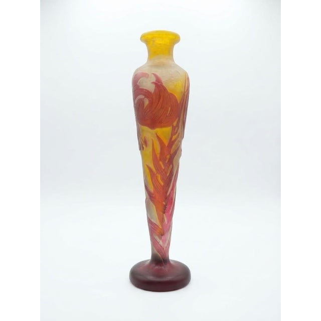 Art Nouveau Nancy School Vase from Emile Gallé For Sale - Image 9 of 9