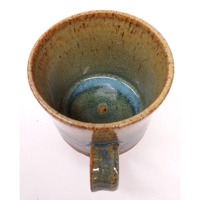1990s Hand-Thrown Shaving Mug Coffee Ready For Sale - Image 5 of 7