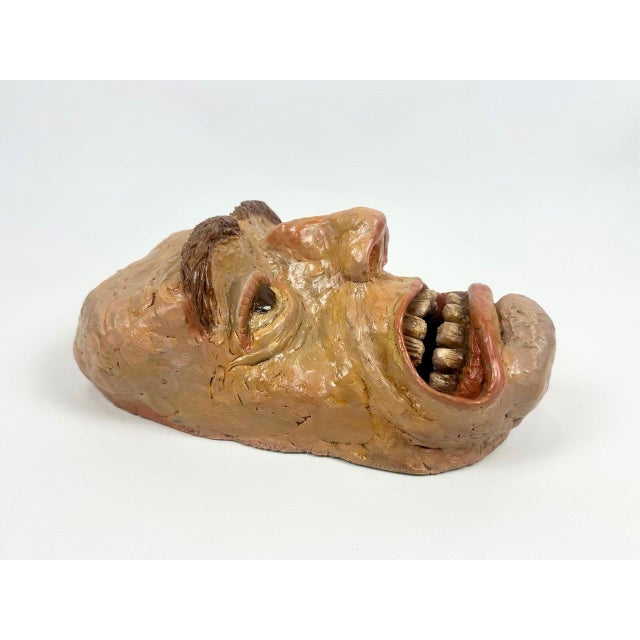 Vintage Czech Art Mask, 1970s For Sale - Image 3 of 13