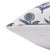 Art Deco Fabdivine Block Print Cushion Cover 20x20 Inch Off-White Linen-Gandapushp For Sale - Image 3 of 4