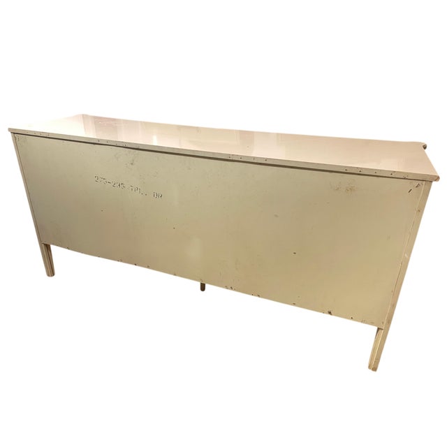 Vintage Henry Link Style 9-Drawer Dresser Console For Sale In New York - Image 6 of 8