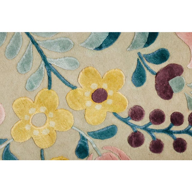 Early 21st Century Efflorescent Area Rug in Wool by Murano Shutters For Sale - Image 5 of 6