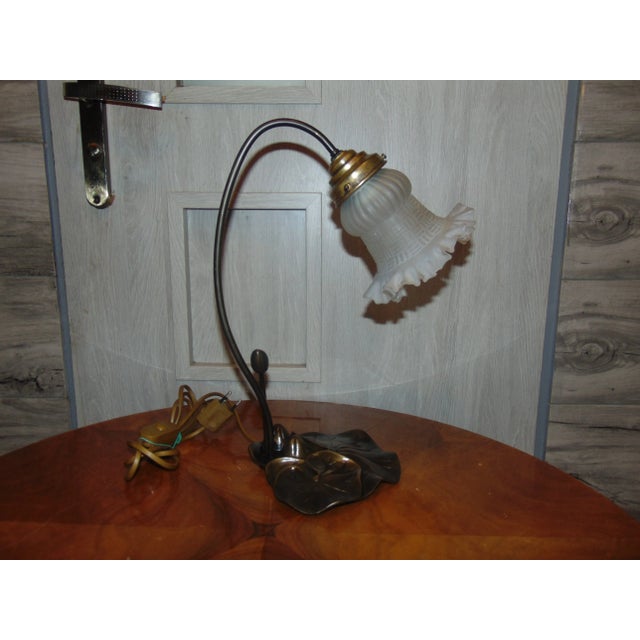 Mid-Century Modern Mid-Century Brass Table Lamp For Sale - Image 3 of 8