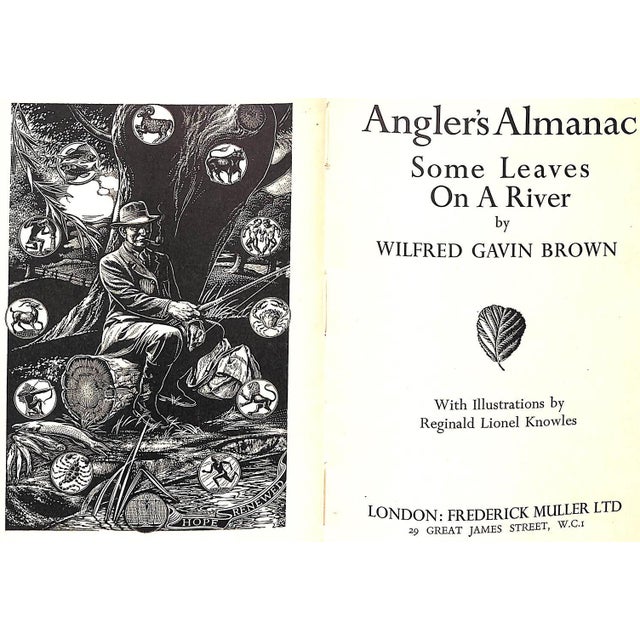 Traditional "Angler's Almanac" Book 1949 Brown, Wilfred Gavin For Sale - Image 3 of 9