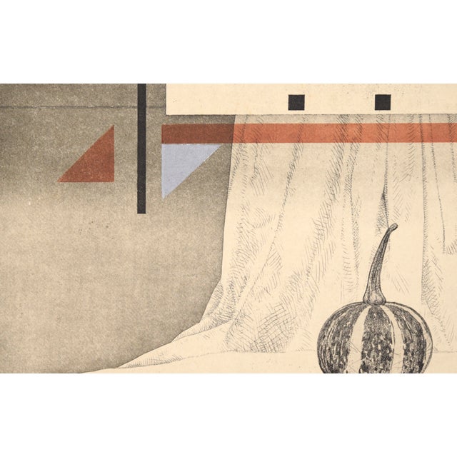 Expressionism "Dark Box" Drypoint Etching With Aquatint (No. 10/20) by Benjamin Vasserman For Sale - Image 3 of 7