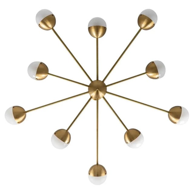Molecule Spark Round 10 Chandelier by Schwung For Sale - Image 6 of 6