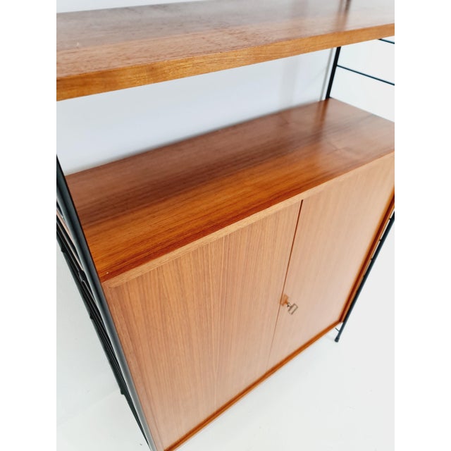 Free Standing String Shelf-System in Teak from WHB Germany, 1950s For Sale - Image 9 of 18
