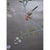 Chinoiserie Silver Leaf Chinoiserie Hand-Painted Floral & Bird Wall Panels (Set of 6) For Sale - Image 3 of 6