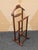 1970s Italian Mid-Century Wood Valet Stand Dressboy For Sale - Image 9 of 10
