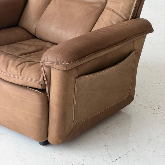 Mid-Century Modern 1970s Ds-50 Leather Lounge Chair by De Sede For Sale - Image 3 of 10