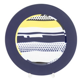 Roy Lichtenstein Rosenthal Porcelain Service Plate For Sale