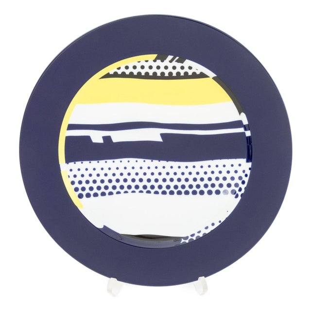 Roy Lichtenstein Rosenthal Porcelain Service Plate For Sale