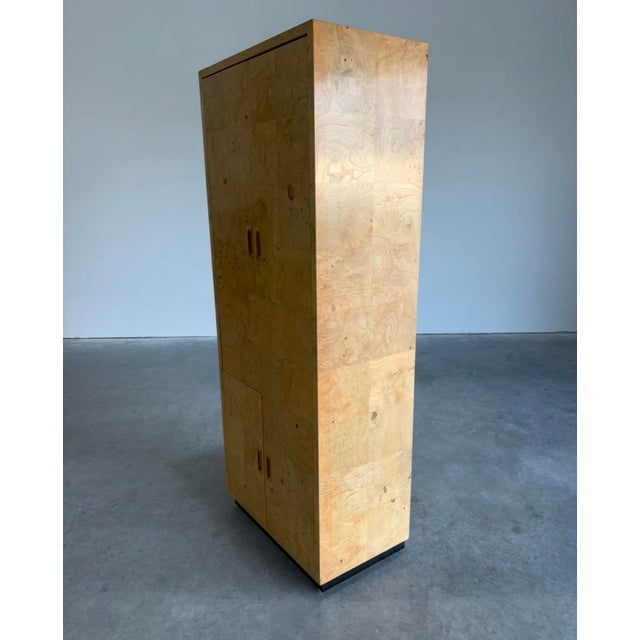 Henredon Scene Two Burlwood Dry Bar Cabinet For Sale - Image 12 of 15