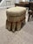Late 20th Century Late 20th-Century Vintage French Provincial or Hollywood Regency Style Skirted Vanity Bench For Sale - Image 5 of 7