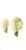 Originally from Banci, Florence, Italy. Handcrafted wall lamps with openwork leaf motifs, made from metal painted in off-...