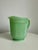 1930s Vintage Artdeco Jadeite Jug Pitcher Glass For Sale - Image 5 of 6