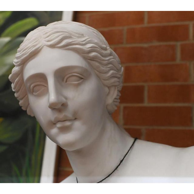 Very Large Venus De Milo Statue, 1980s, Marble For Sale - Image 3 of 6