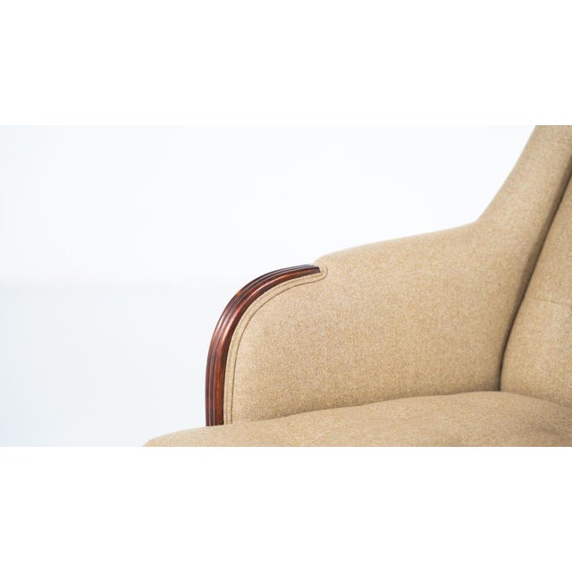 Lounge Chairs in Wood and Upholstery, 1920s, Set of 2 For Sale - Image 13 of 18