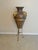 Neoclassical Vintage Floor Amphora Urn With Lionhead Ring Handles For Sale - Image 3 of 5