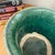 Green and Teal Glazed Planter with Drum Style Form For Sale - Image 9 of 10