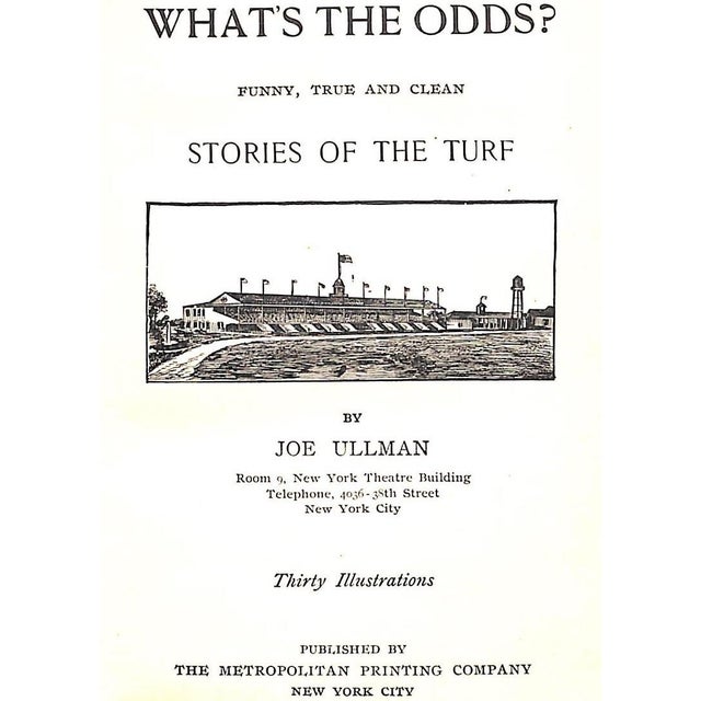 ULLMAN, Joe [155] pp. The Metropolitan Printing Company 1903 First Edition 7 1/2" x 5 1/4" Thirty illustrations Ex-libris...