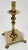 Mid 20th Century Vintage Lion Paw Brass Footed Candlestick Holder For Sale - Image 5 of 7