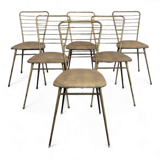 Italian Dining Chairs, 1960s, Set of 6 For Sale