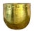 Solid Hammered Brass Cachepot Planter, crafted in Hong Kong, a city noted for its high-quality brass production. Planter...