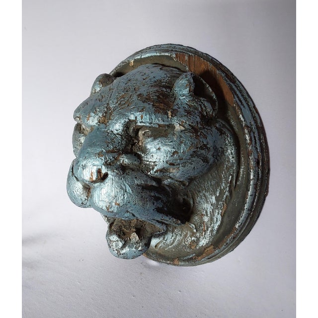 Antique 19thC Carved Architectural Lion Medallions, Gothic Plaques For Sale - Image 15 of 16
