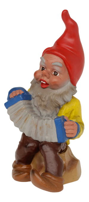 Garden Gnome with Accordion from Heissner, 1960s