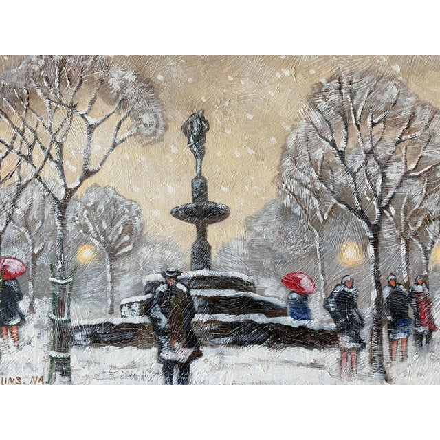 Impressionism Oil on Board Guy C. Wiggins For Sale - Image 4 of 10