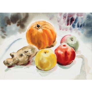 Eve Nethercott, Fruit Still Life (P5.19), Watercolor on Paper For Sale