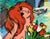 "By the Canal" Limited Edition Lithograph on Archival Paper Vibrant lithograph of a red-headed woman near a canal by...
