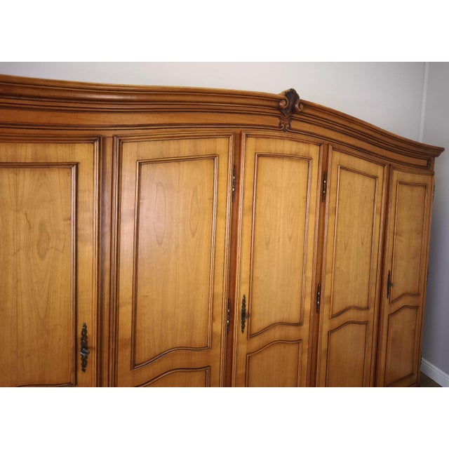 Vintage French Louis XVI Style Wardrobe For Sale - Image 4 of 13