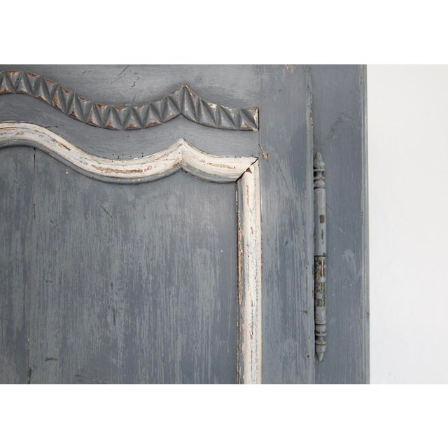 19th Century French Provincial Painted Pine Kitchen Cabinet For Sale - Image 11 of 18