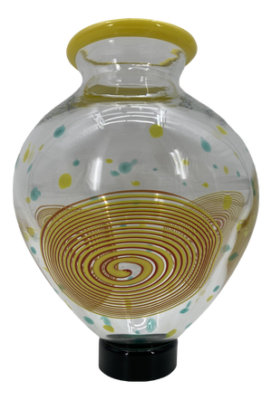 Dei Solari Vase in Murano Glass by Giovanni Levante for Salviati, Italy, 1992
