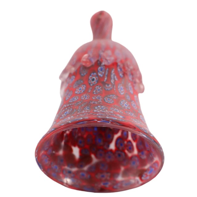 Mid-Century Modern Millefiori Glass Bell Made in Italy After Fratelli For Sale - Image 3 of 8