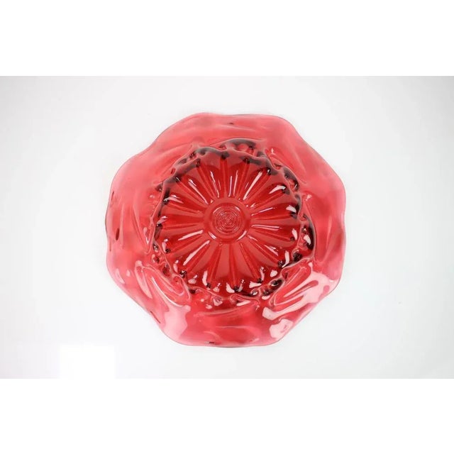 Czech Art Glass Bowl attributed to Josef Hospodka for Chribska Glassworks, 1960s For Sale - Image 3 of 8