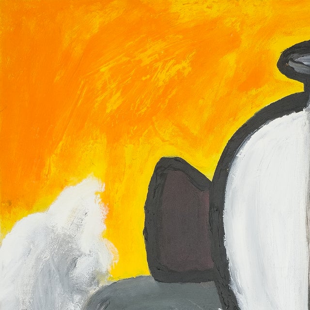 Abstract 1980s Ash and Signal - Virginia Cohn Parkum, C. Unknown For Sale - Image 3 of 8