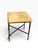 Giacometti Style Paul Ferrante Marble Top SquareWrought Iron Side Table.